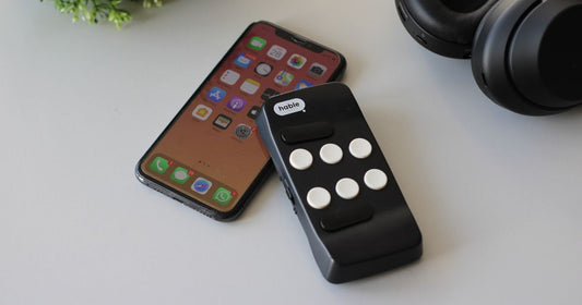 Hable One and a phone on the table