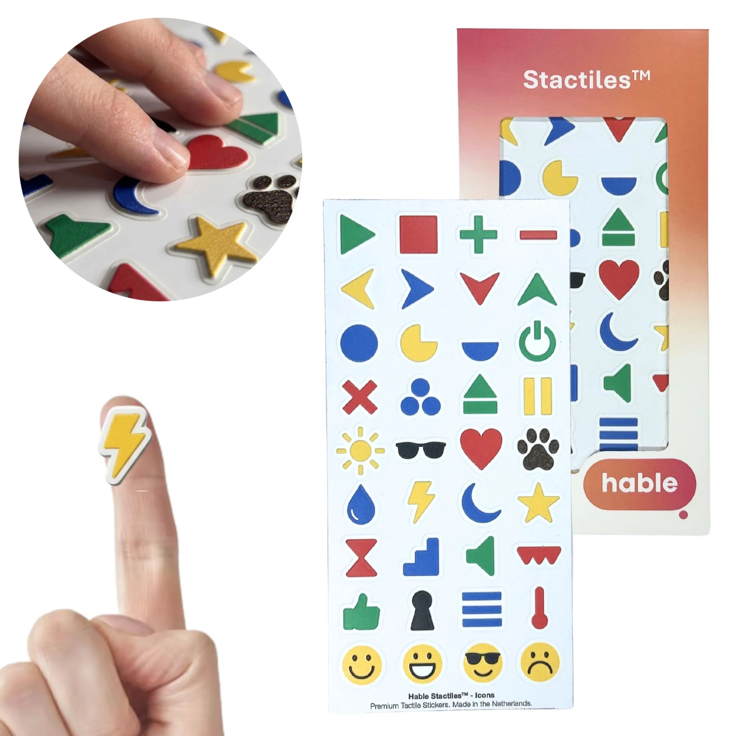 Stactiles - Tactile Stickers - Icons