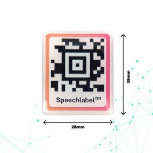 Premium Epoxy Sticker (Barcode) | Speechlabel